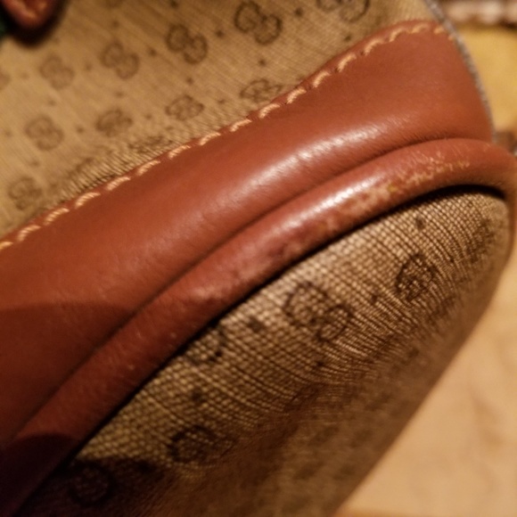 💯AUTHENTIC GUCCI CANVAS HANDBAG Final Price - Picture 7 of 11